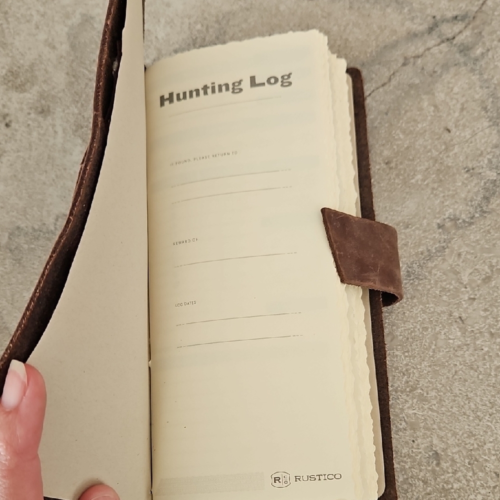 Vintage Brown Leather Hunters Diary. - Picture 5 of 8